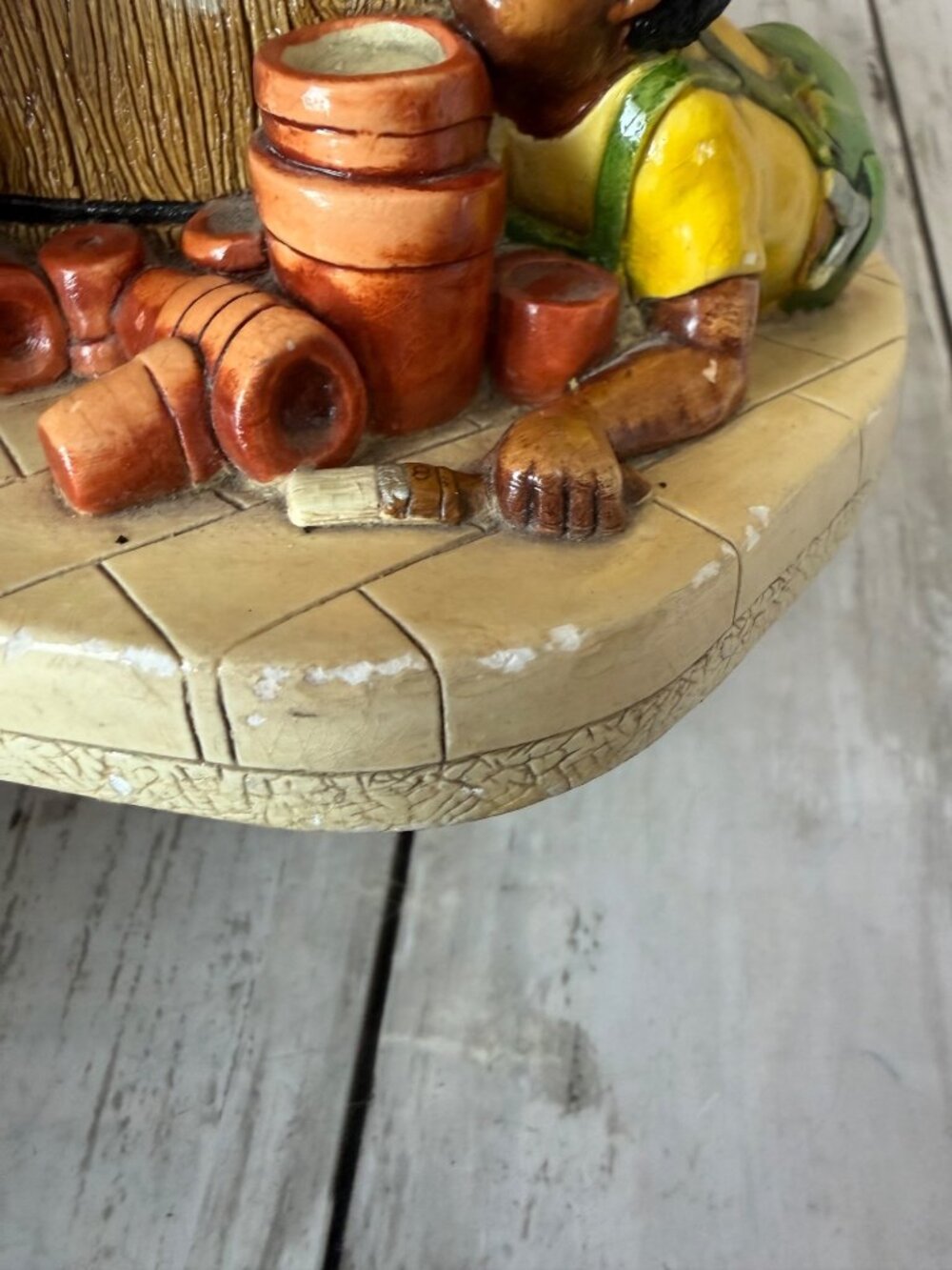 Vintage Naturecraft England Little Cherub Figurine Ref 859 Ceramic Boy Statue - Picture 16 of 16